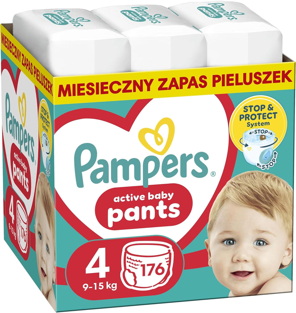 Pampers (Old Version), Pants Boys/Girls 4 176 pcs.