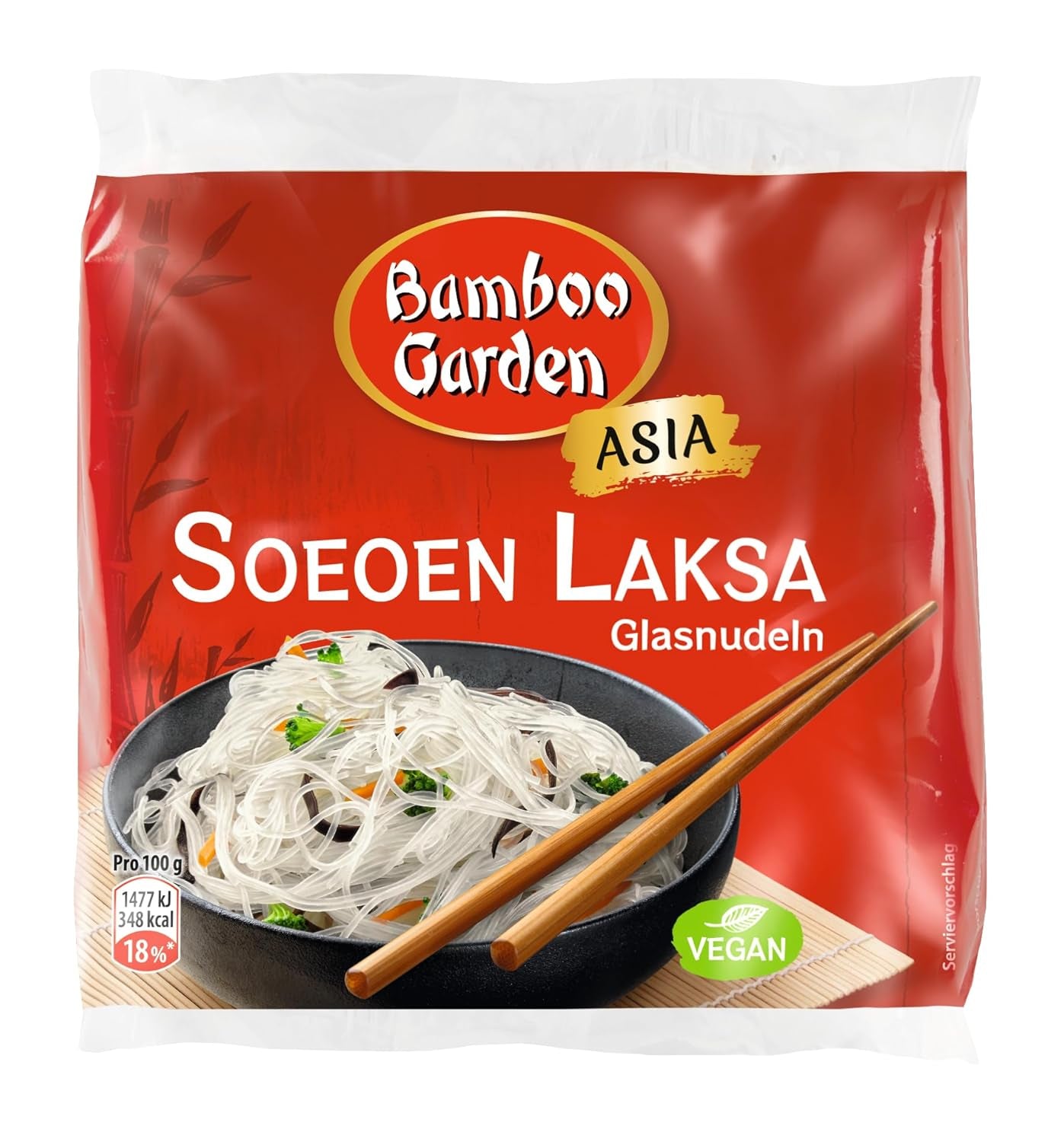 Bamboo Garden Soeoen Laksa Glass Noodles, 100g