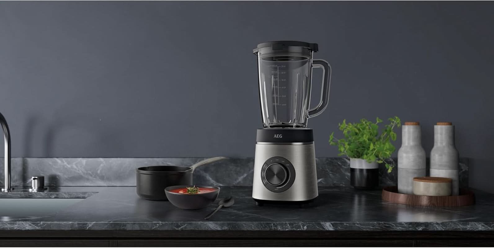 AEG TB6-1-6S STAND MIXER / Speed ​​control 3 Programs Smoothie ICE Function Kitchen Naty Shop