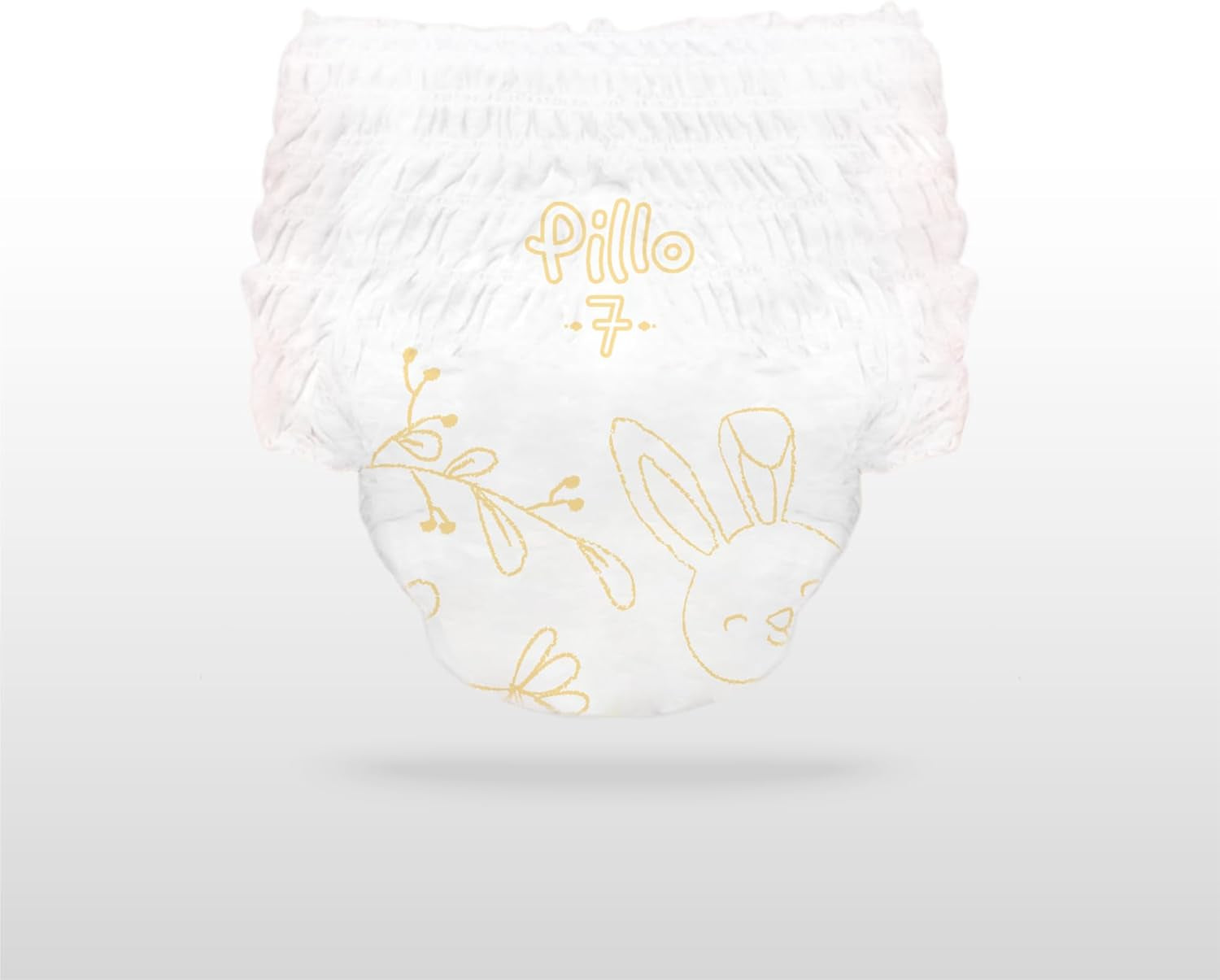 Pillo Diapers, Size 7, 84 Pieces, 4 Packs of 21 Diapers Each, Size 7 - XXL (15+ kg) - Baby Diapers