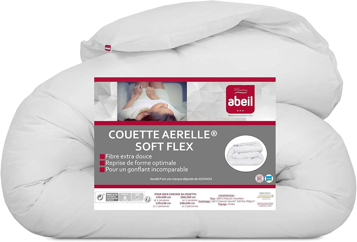 Soft Flex quilt, polyester, white, 240 X 260 cm Naty Shop quilts and quilts 240 X 260 Cm