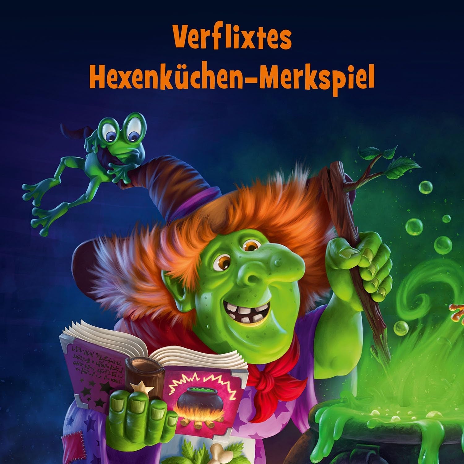 Kosmos 683498 Spider Venom and Frog Slime: What's in the Boiler? A fun memory game for 2-4 players, board game, game for children 6 and up.