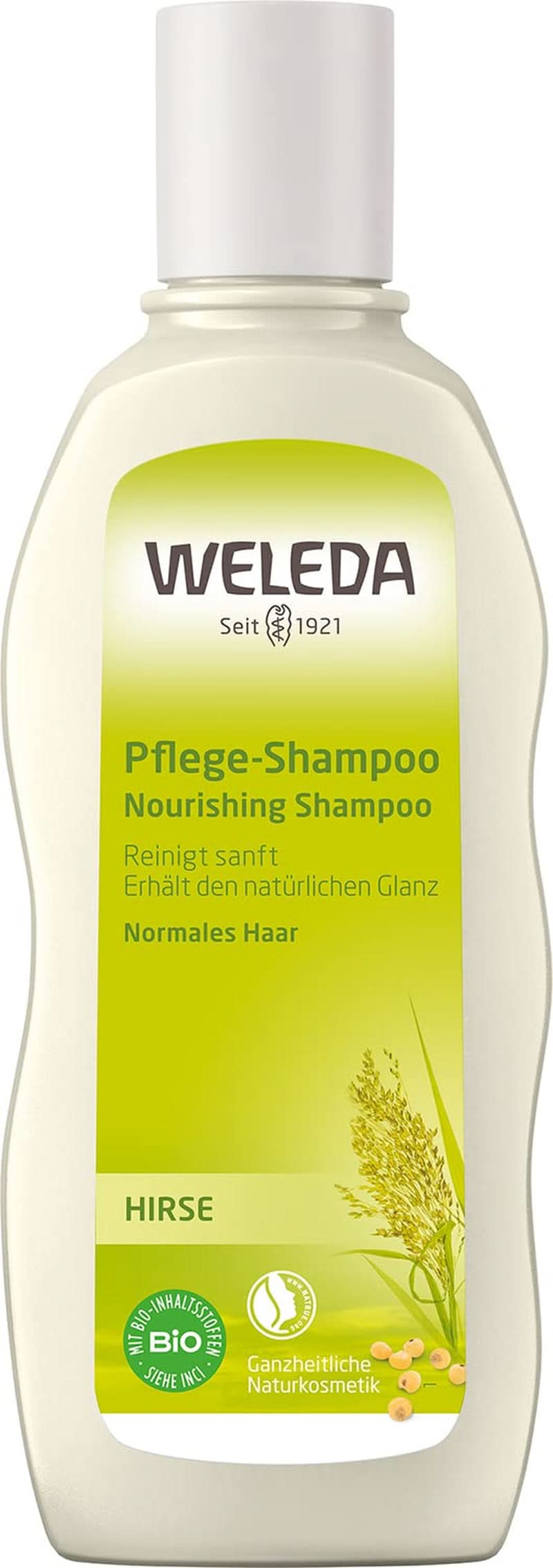 WELEDA Organic Millet Care Shampoo, curatare delicata, 190 ml Duș și baie Naty Shop 190 ml Șampon pentru îngrijire