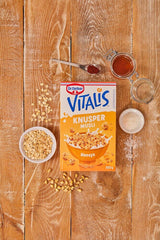 Dr. Oetker Vitalis Crunchy Honeys: Honey Crunchy Muesli for Breakfast and Snacks, 5 Pack (5 x 600g)