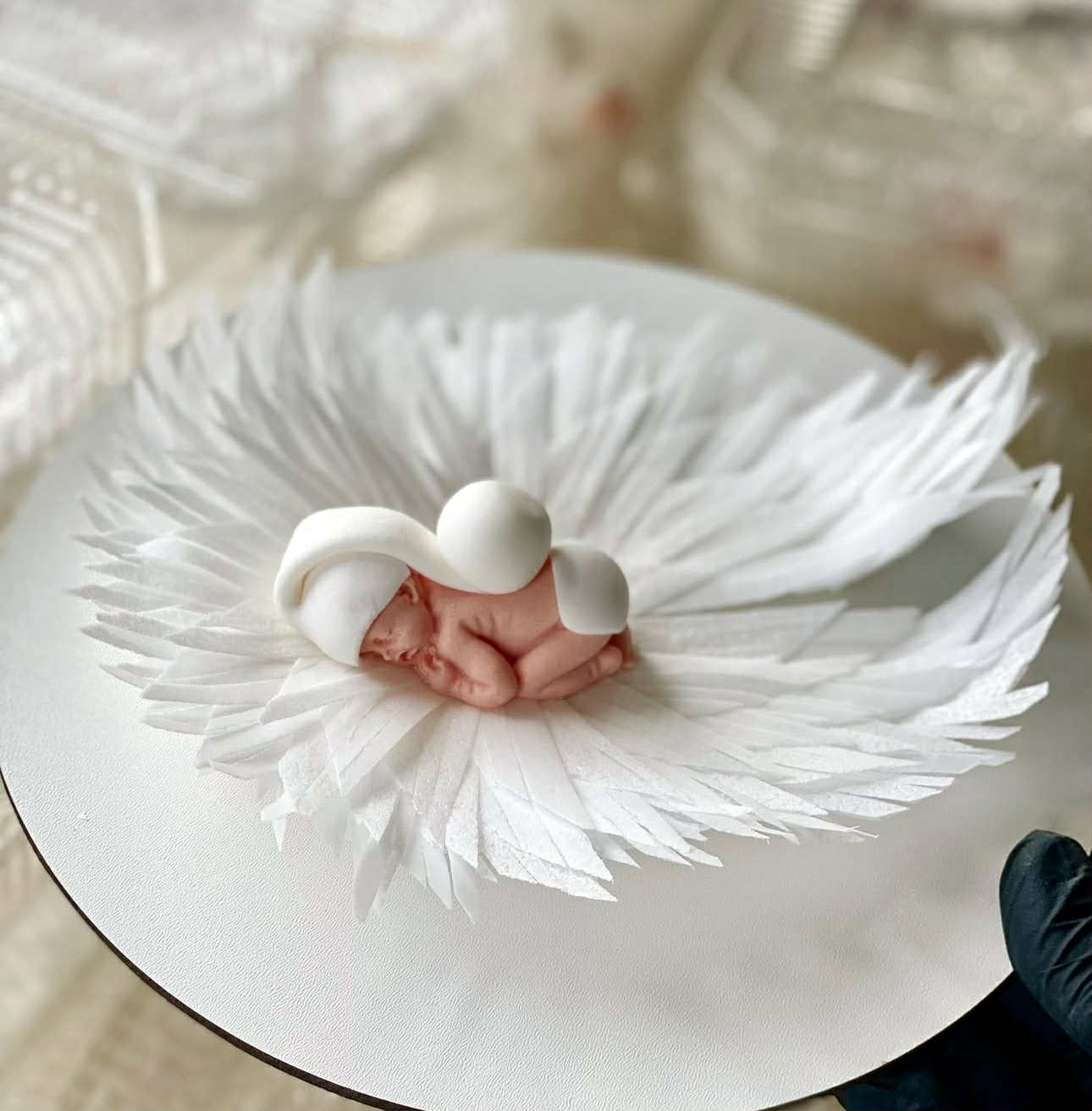 Edible decoration, Baptism, Hat