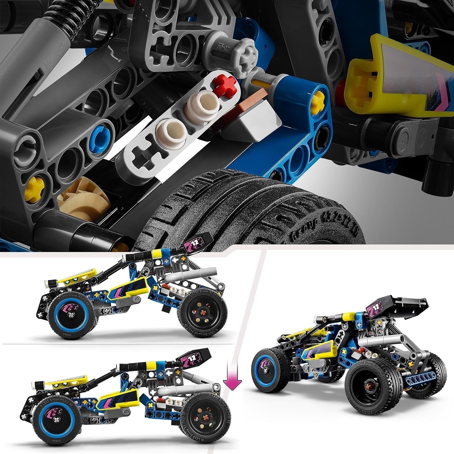 LEGO Technic Offroad Racing Buggy Car Toy for Kids Buggy Racing Car Building Kit Gift for Boys and Girls 8 Years Old Rally Car Model 42164 Building Sets Besuche den LEGO-Store