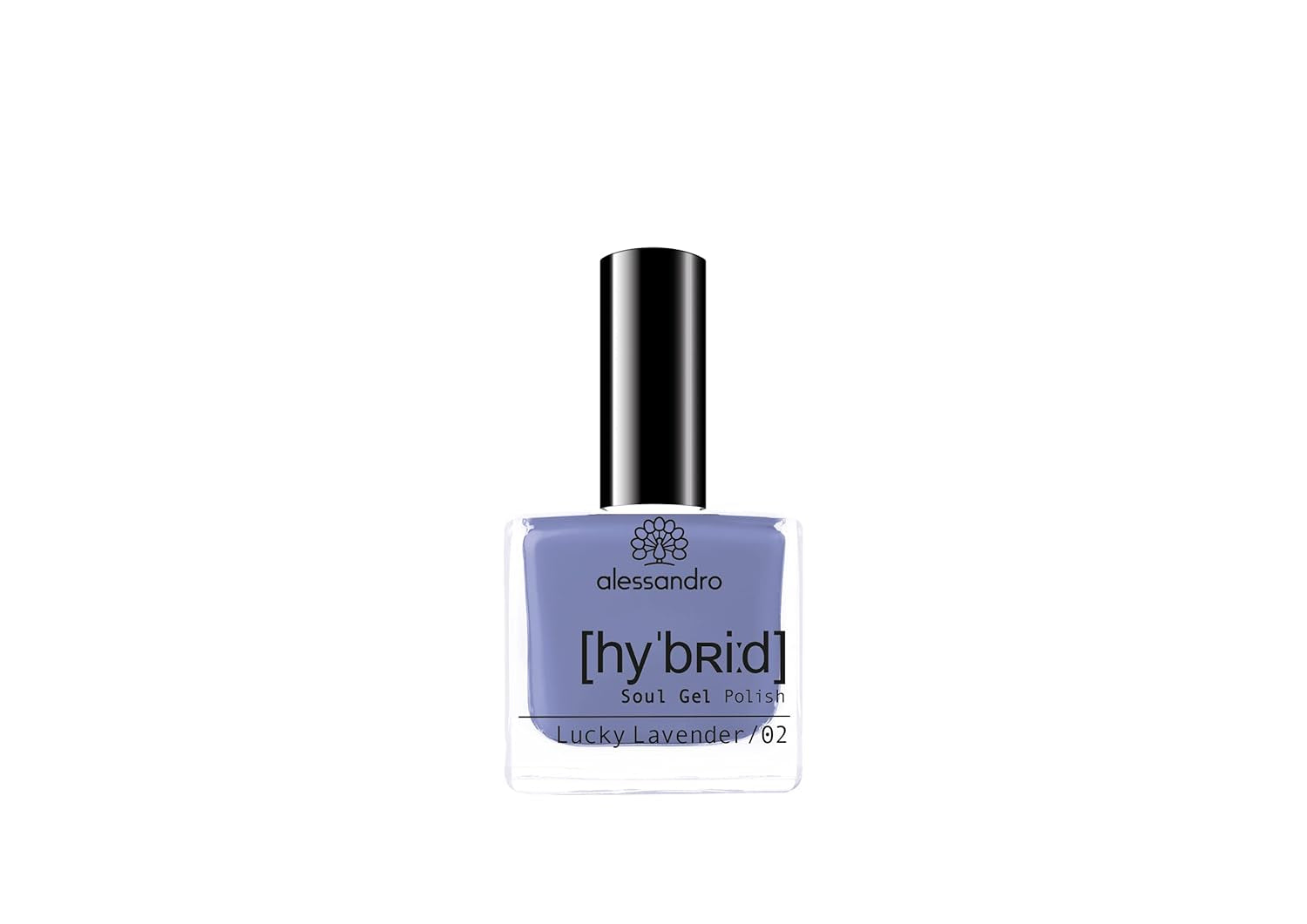 Alessandro Lucky Lavender hybrid nail polish - lavender shade - Perfect nails in just 3 steps, without LED - Lasts up to 10 days!