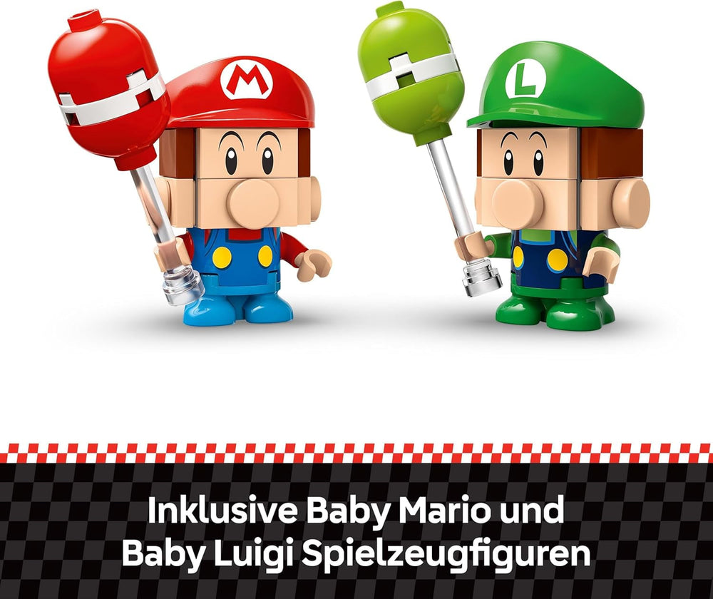 LEGO Mario Kart - Baby Mario Vs. Baby Luigi Nintendo Collectible Figures 2 Buildable Speedmen Toy Gift for Boys, Girls and Gamers Age 8+ Adventure Toy 72034 Building Sets Besuche den LEGO-Store