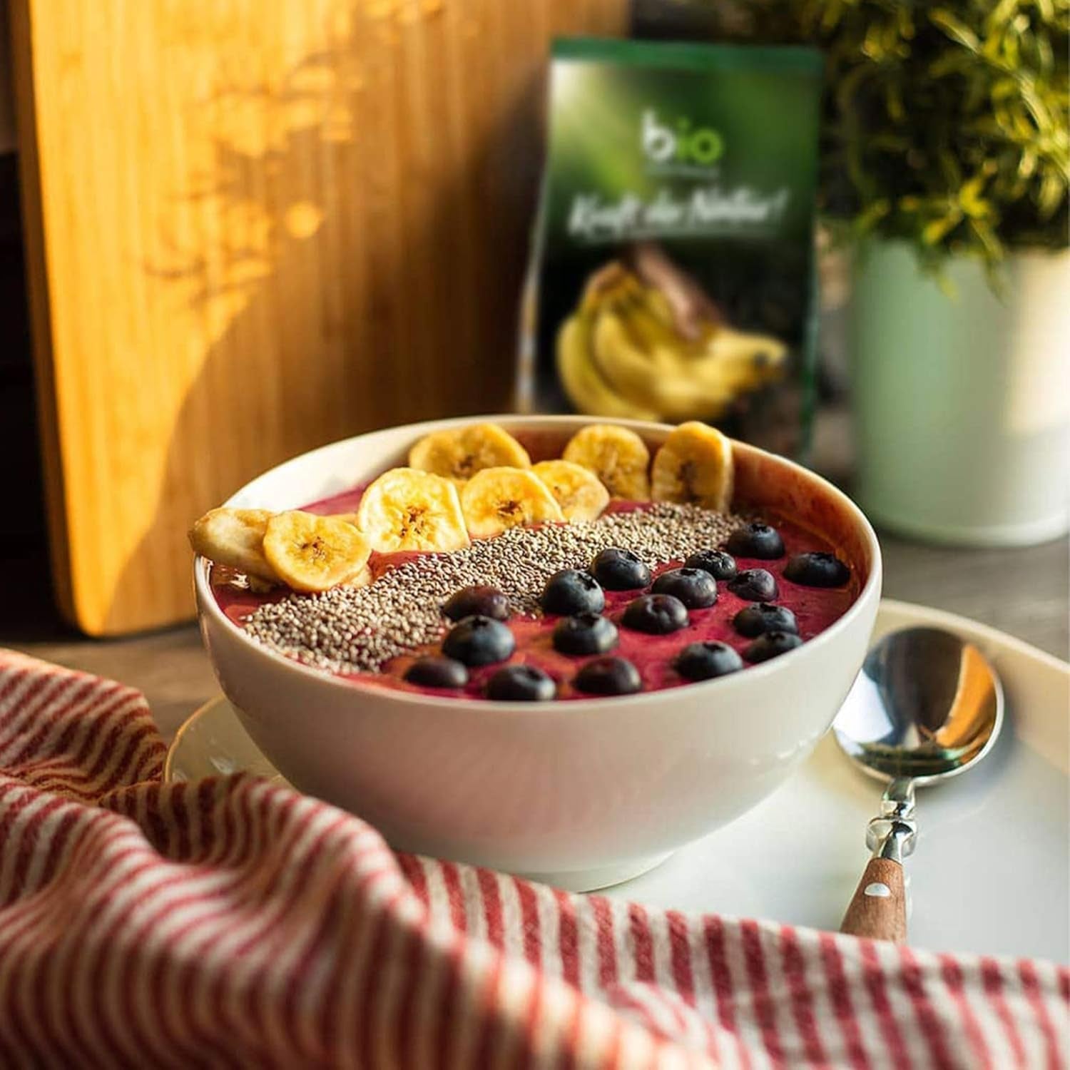 Biocentral whole flax seeds | 7 x 400g organic flax seeds | Ideal for yogurt, muesli and bread | Alternative to psyllium, hemp seeds and chia seeds