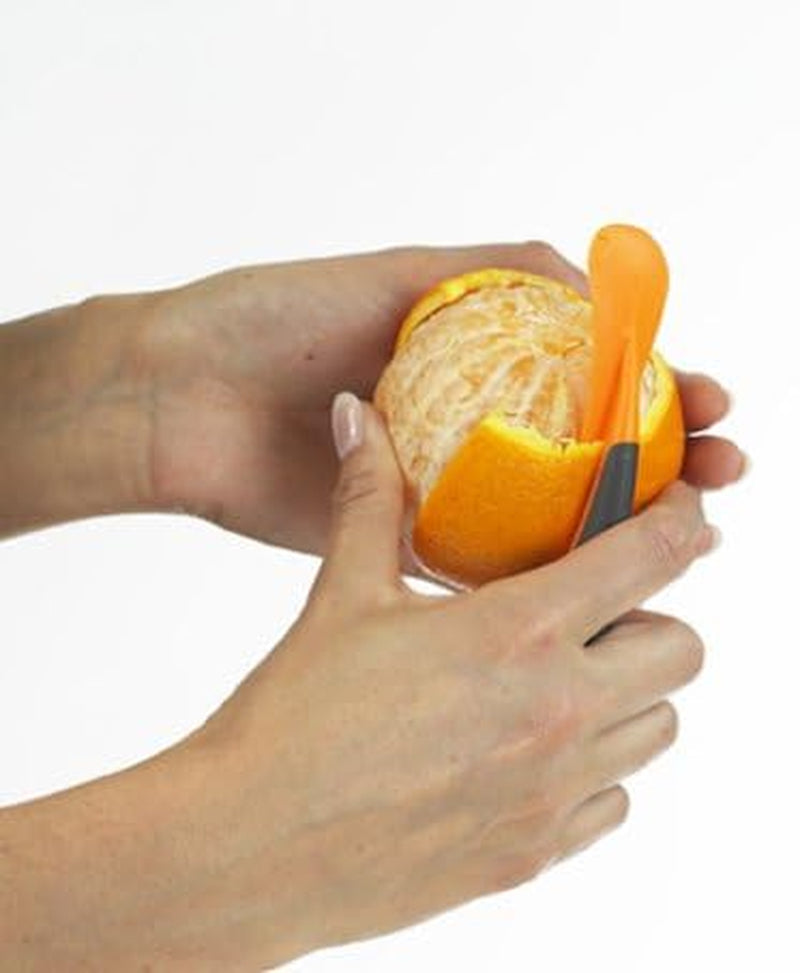 Lurch 10047 Orange Peeler with Nylon Blade for Easy Cleaning Peeler Naty Shop