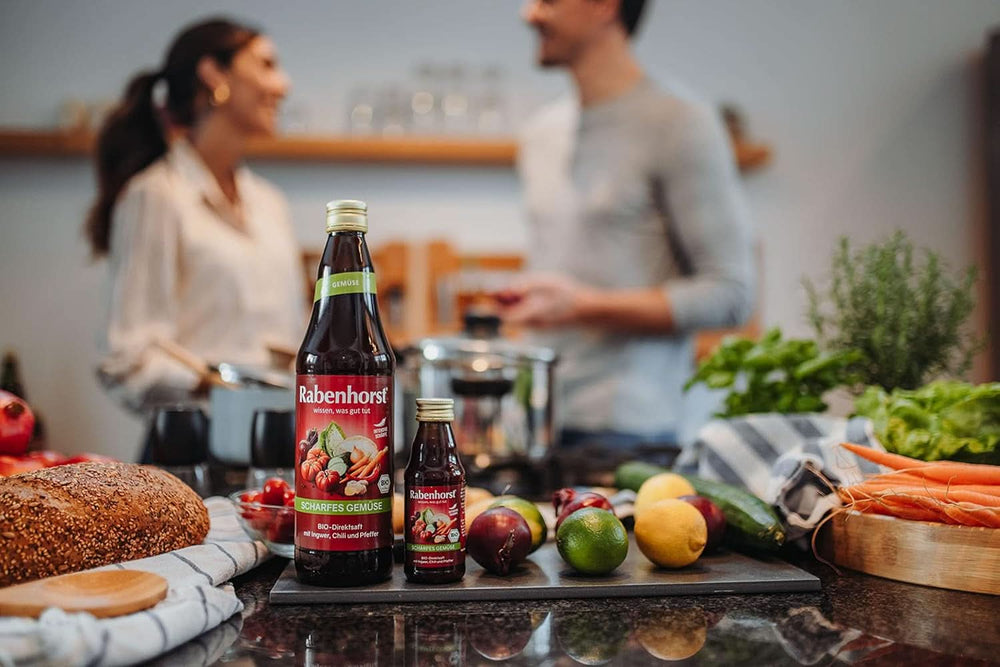 RABENHORST (6 x 700 ml) - High-quality vegetable juice from various vegetables with an intense spicy flavor Non-alcoholic drinks Naty Shop