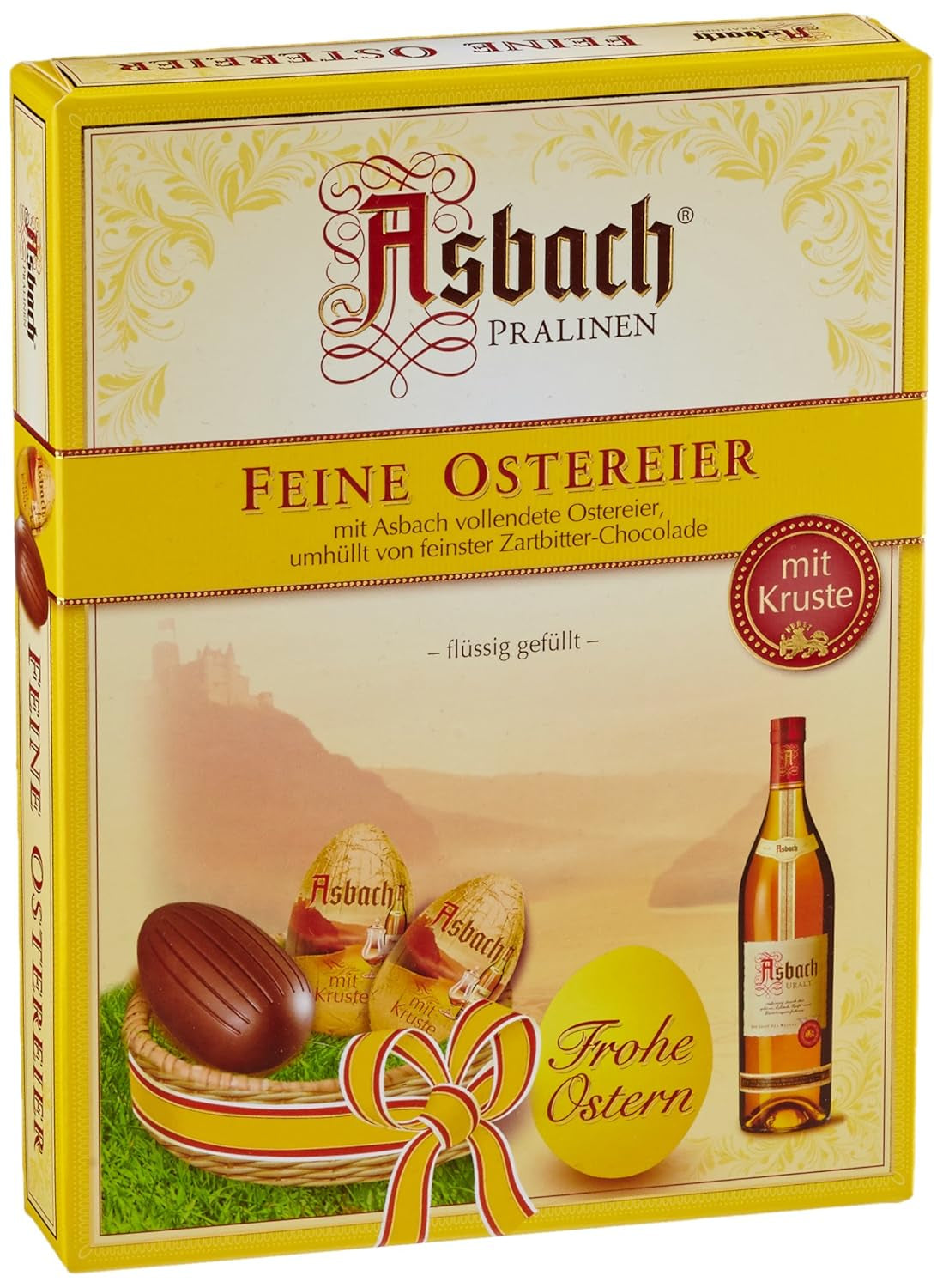 Asbach Chocolate Eggs with Crust 150g Pack of 2 (2 x 150g)
