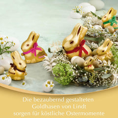 Lindt Chocolate Gold Bunny Caramel & Salt | 100g | Salted Caramel Milk Chocolate for Easter | Easter Chocolate | Gift of chocolate | Chocolate Bunny | Easter Bunny