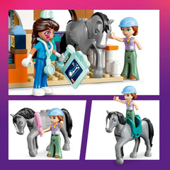 LEGO Friends Veterinary Cabinet for Horses and Pets, Building and Play Set for Imaginative Role Play with 3 Minifigures and 5 Animal Figures, Gift Idea for Girls 7 Years Old 42651 Building Sets Besuche den LEGO-Store