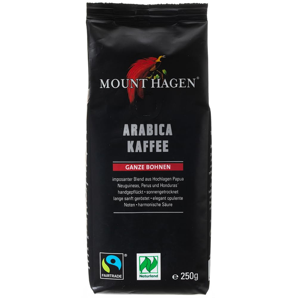Organic FT Naturland cafea prăjită Arabica, 250G boabe întregi Cafea Naty Shop 6 X 250 Gr