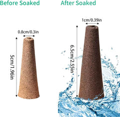 50 Replacement Growing Sponges, Seed Establishment Tubes, Root Growing Sponge Plugs, Hydroponic Grow Kits for Hydroponic Grow Systems, Indoor Hydroponics, Garden