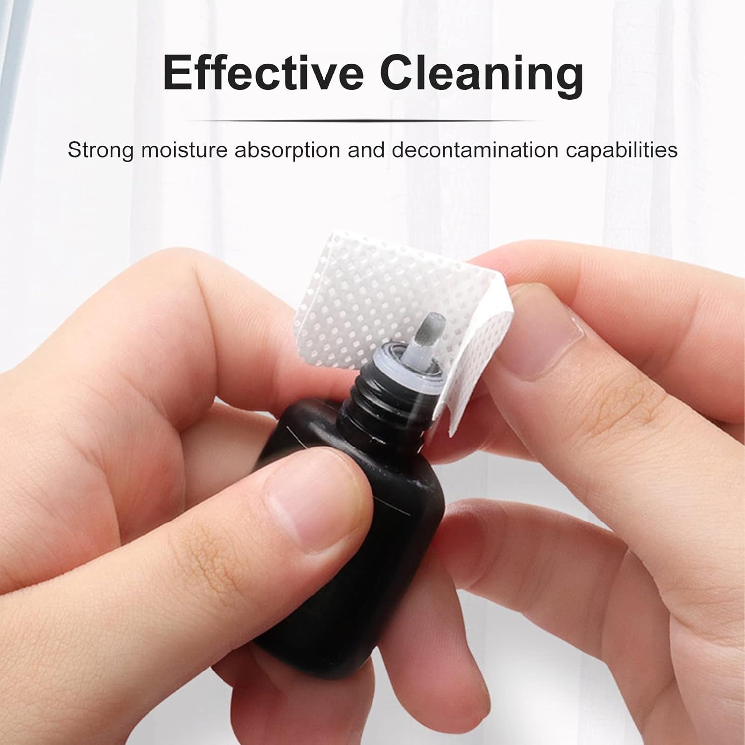 Qufiiry 300 Stück Fusselfreie Nageltücher, Lint Free Nail Wipes, Fusselfrei Nagel Wattepads, Nagel Wischtücher Für Cleaner Gelnägel Nagellackentferner Wattepads Nail Wipes Pads