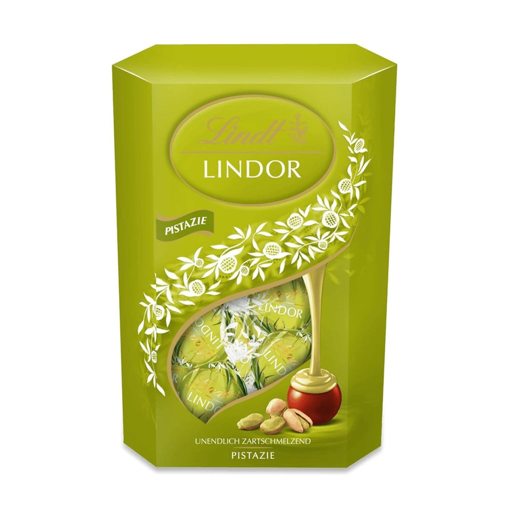 Lindt Chocolate LINDOR sfere cu umplutura de fistic, 500 grame Bomboane de Ciocolata Naty Shop 500 grame Fistic