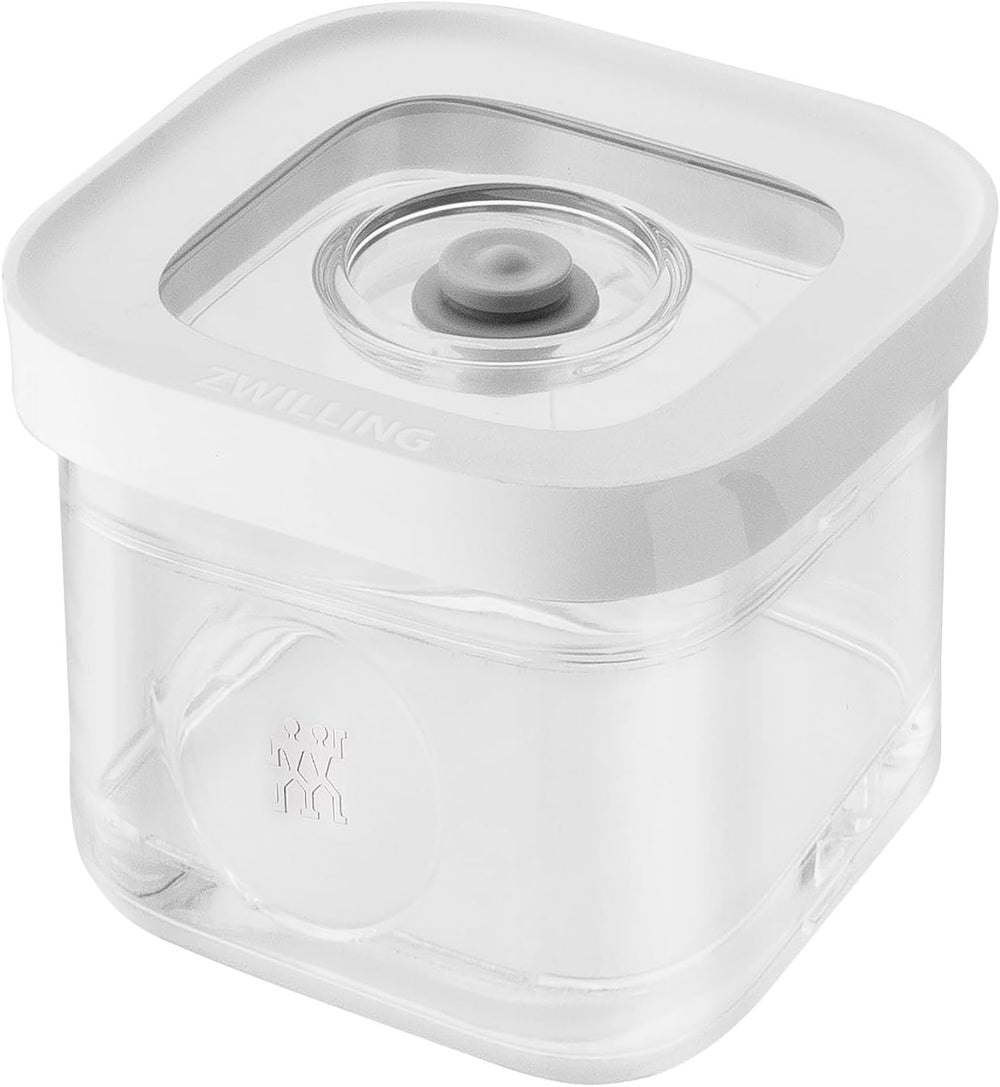 ZWILLING FRESH & SAVE CUBE Box, dimensiune 2M, Cutie de depozitare modulară și stivuibilă, depozitare ermetică și vidabilă, lavabilă în mașina de spălat vase, transparentă Cutii depozitare alimente Naty Shop S