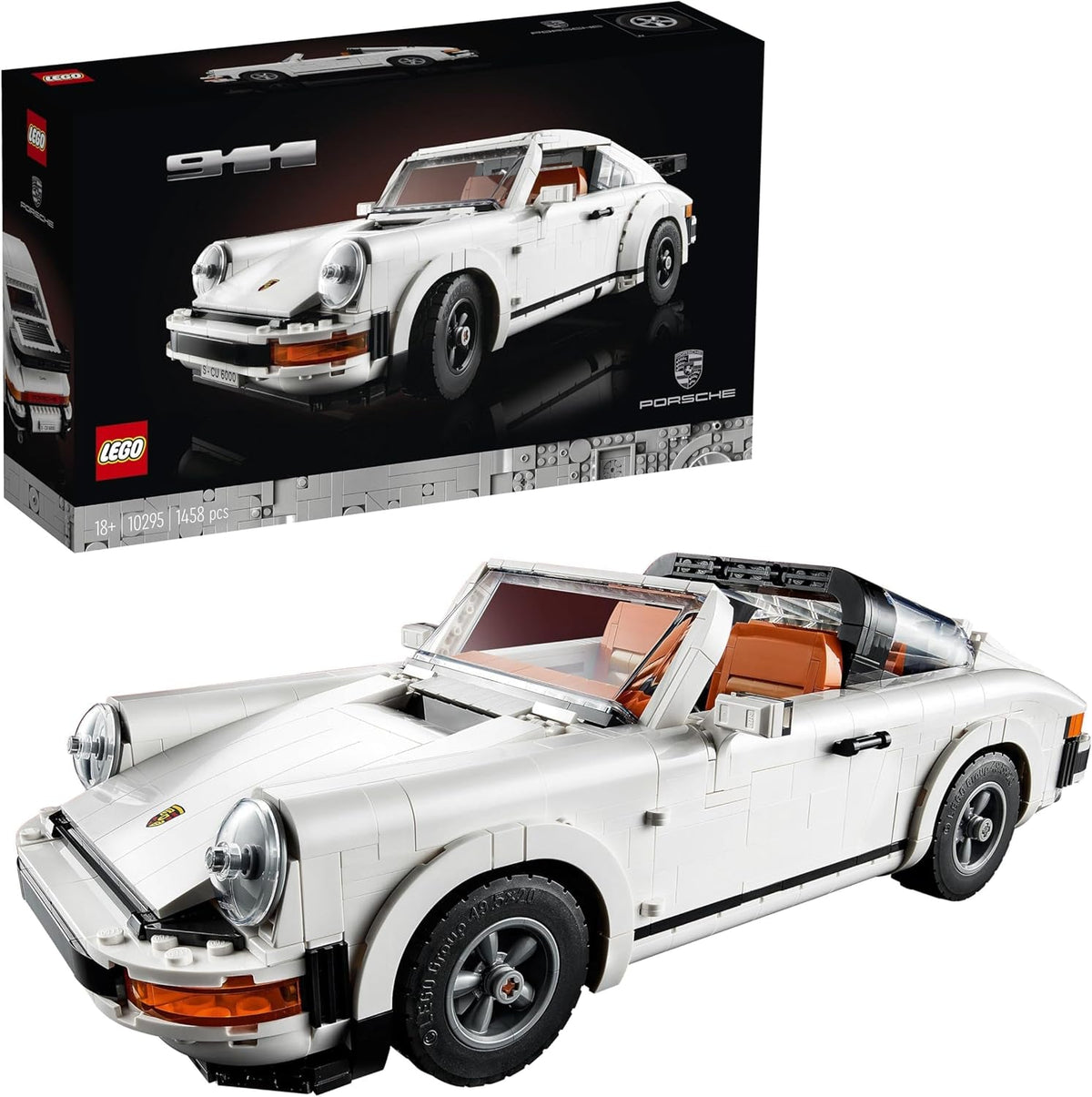 LEGO Icons Porsche 911 Car Model for Adults, Race Car Model Kit to Collect 10295 Building Sets Besuche den LEGO-Store Single