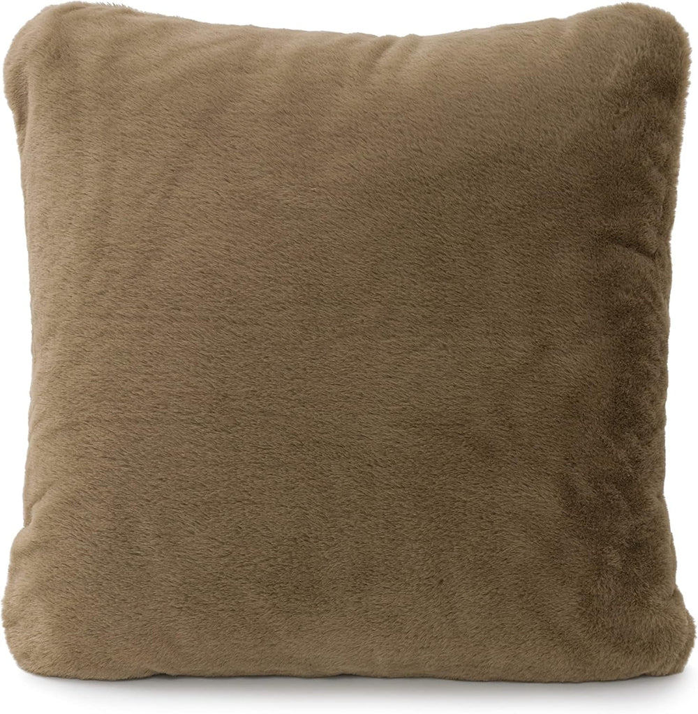 Gözze - Comfortable pillow case, Merino Feeling, 50X50 Cm - Dark green Beds and Blankets Besuche den GÃ¶zze-Store Taupe