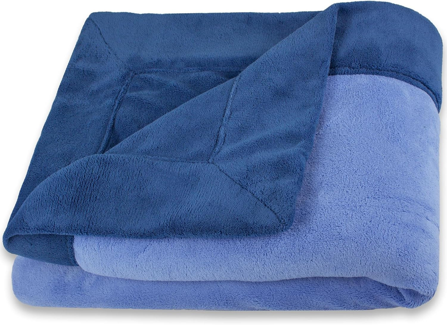 Celinatex fluffy blanket 150 X 200 Cm light blue sofa blanket warm soft microfiber blanket Fleece Oeko-Tex Montreal Beds and Blankets Besuche den CelinaTex-Store Dark blue / blue 130 X 170 Cm