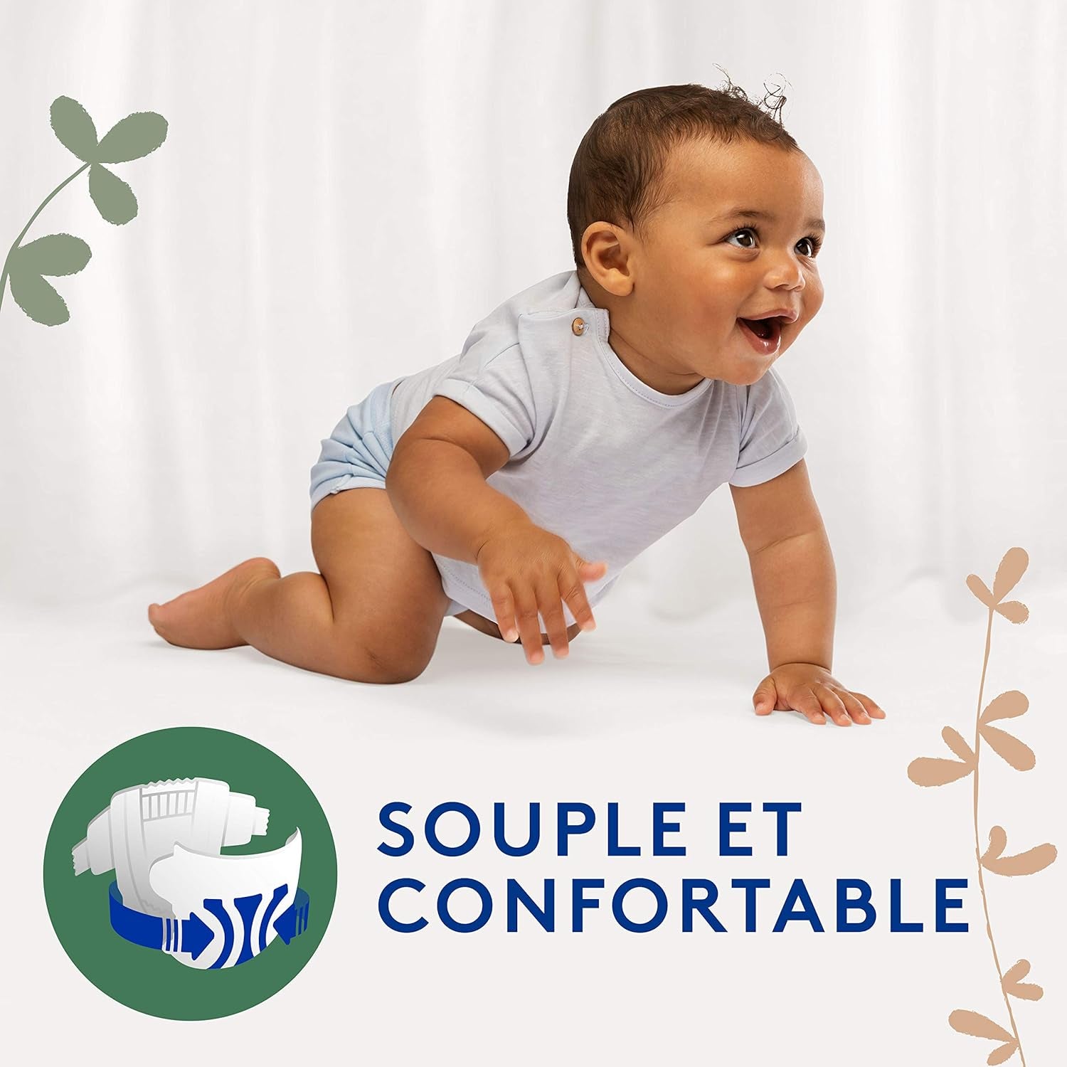 Douceur Naturelle diapers, size 5 (12-20 kg), 1 month, 140 diapers