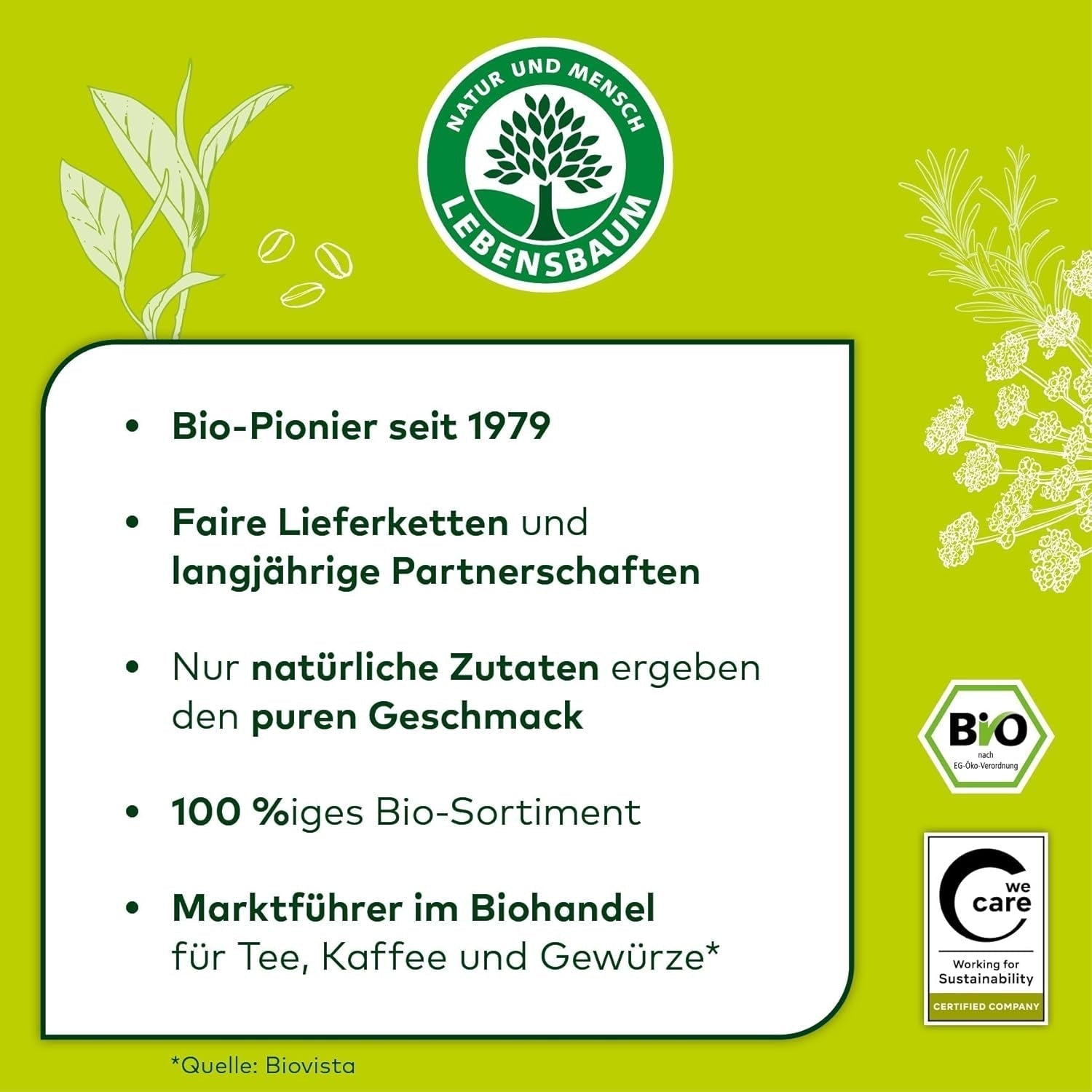 Lebensbaum Darjeeling Ceai verde cu frunze întregi, ceai organic, ceai verde cu aromă proaspătă de flori, cu o culoare ușor verde, 1000 g