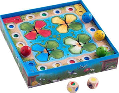 HABA Jumping Game - Dice Game for Ages 3 and Up with Pop-Up Water Lilies and Game Variations, Promotes Counting and Motor Skills, 2-4 Players - 1305272001