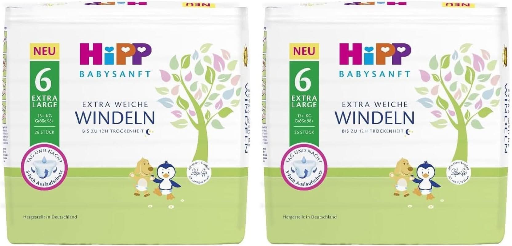 Diapers Extra Large 6 (Pack of 2) Mother and Child Naty Shop