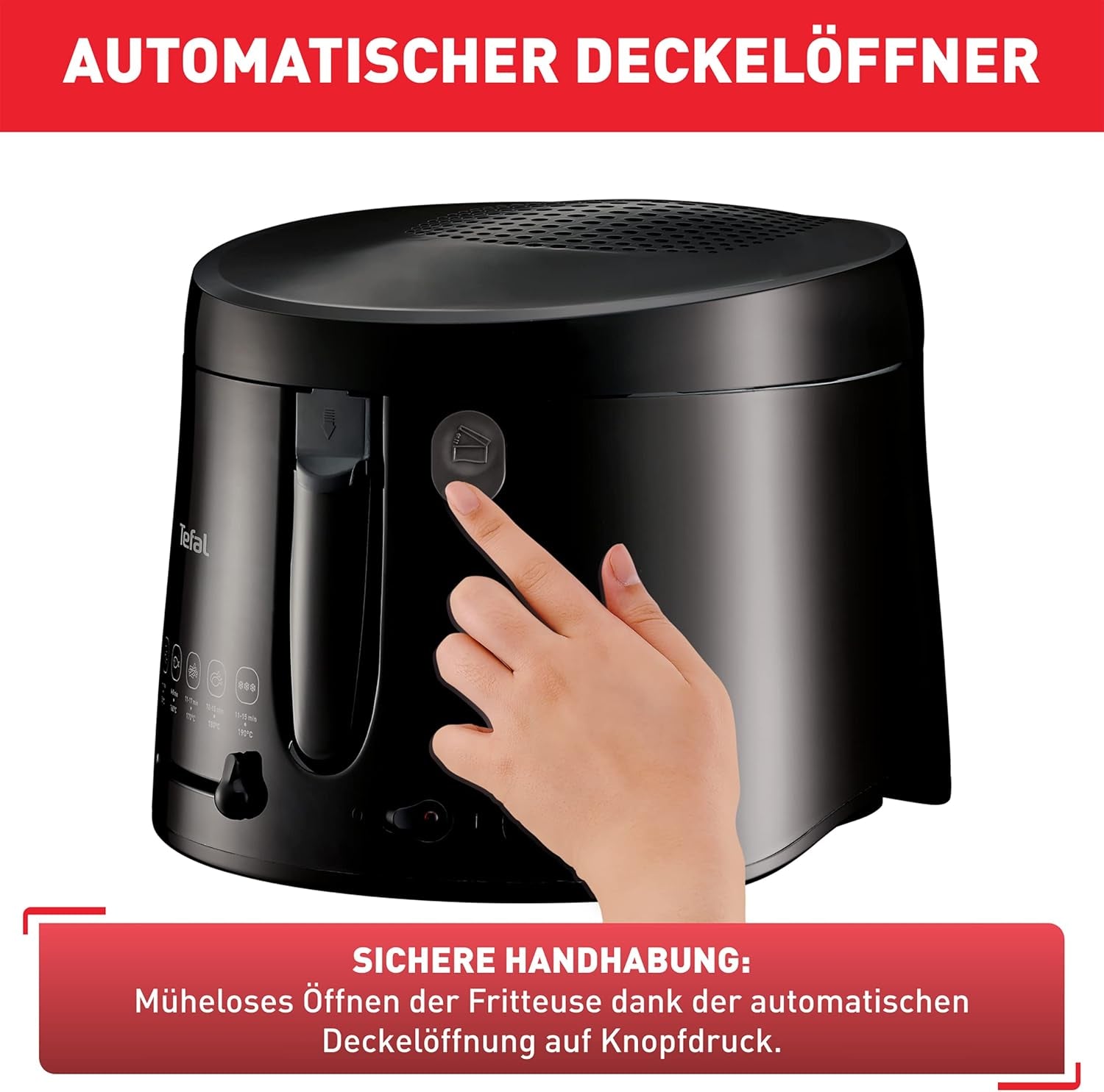 Tefal Maxi Fry Fryer, Cool Wall Technology, 1.2 Kg, adjustable thermostat Appliances Naty Shop