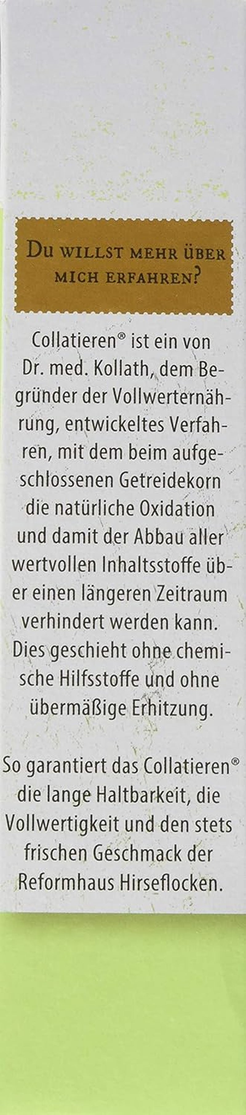 Hirse-Flocken Bio, 6Er Pack (6 X 400 G) Cereals Naty Shop