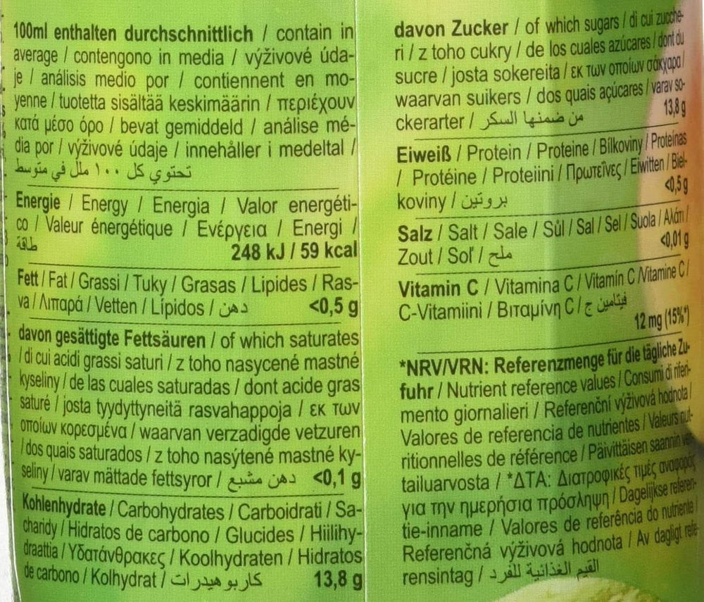 Rauch Happy Day Mango | Refined drink with passion fruit | A lot of vitamin C | 6 x 1 liter, Tetra Prisma Naty Shop