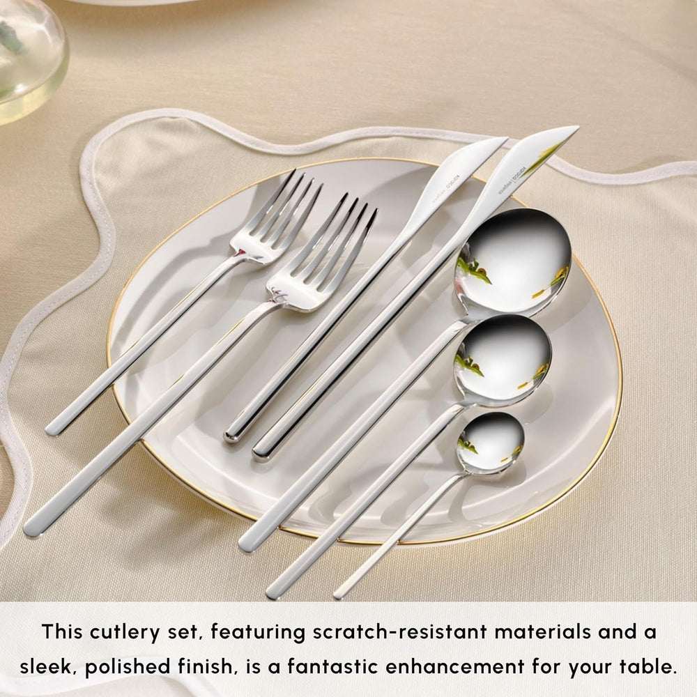 Karaca Focus Elegance, 84-piece cutlery set, 12 people Kitchen Naty Shop