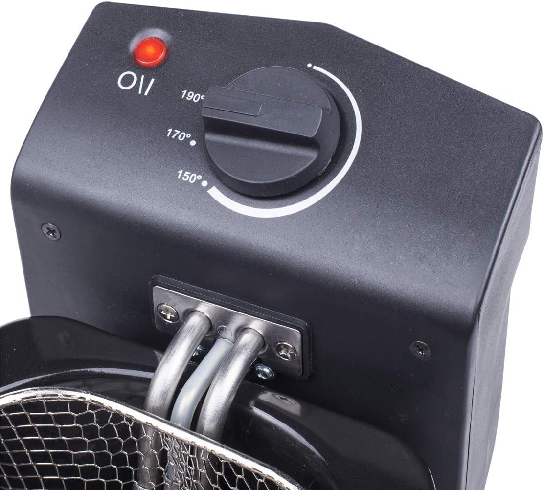 Tristar stainless steel fryer - With 2 liter capacity, cold zone function and adjustable thermostat up to 190°C, FR-6919, silver Appliances Naty Shop