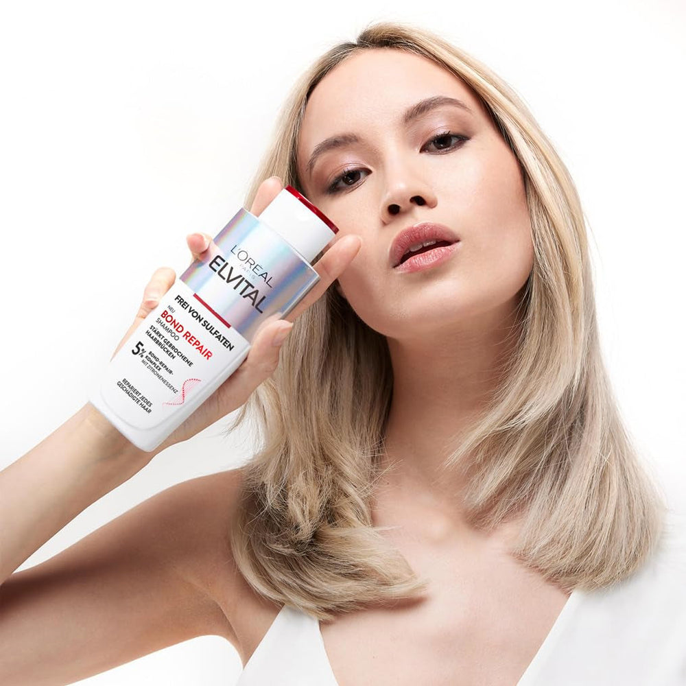 L'Oréal Paris Elvital Bond Repair Shampoo, Gentle Cleanser for Hair Repair L'Oréal Shower and Bath