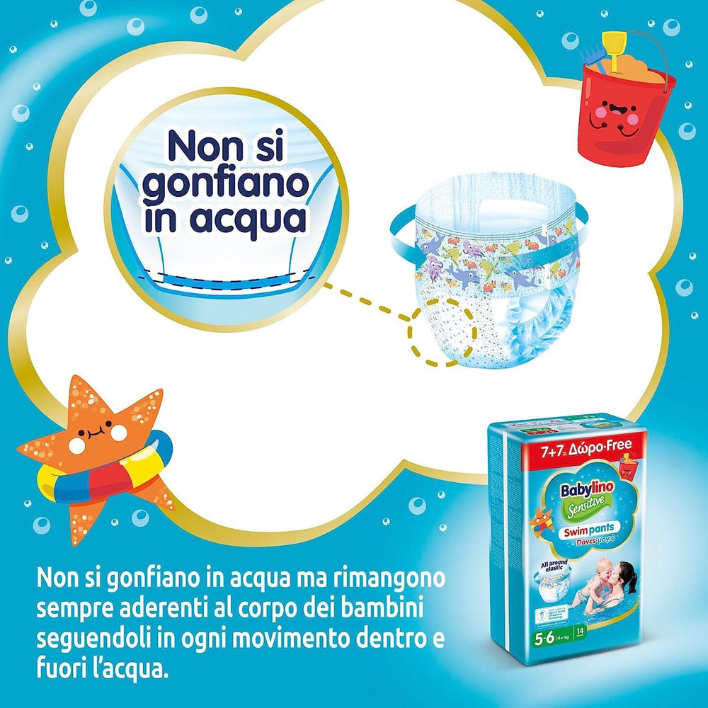 Sensitive swimming trunks, diapers for the sea and the pool Mother and Child Naty Shop