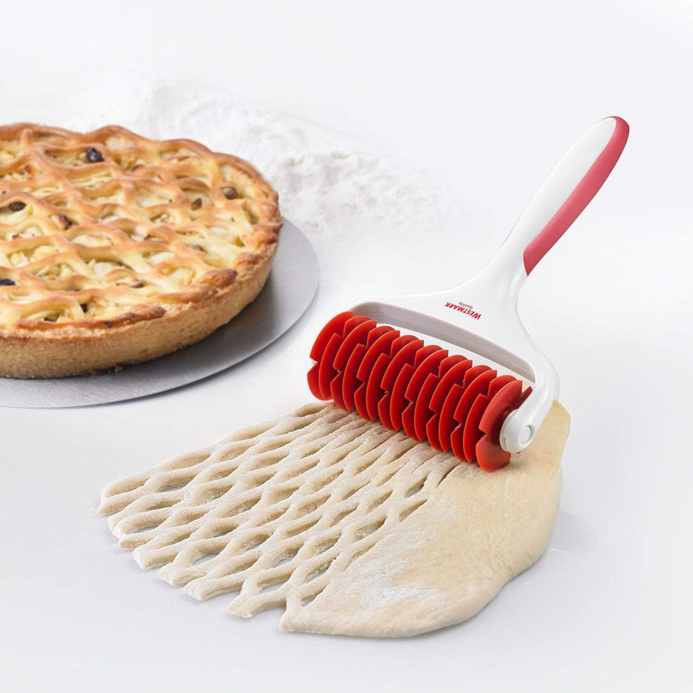 Westmark Gitterroller, Länge: 19.5 cm, Kunststoff, Weiß/Rot, 32182270