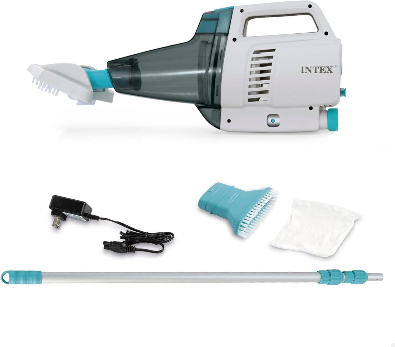Intex ZR100 portable pool vacuum, dimensions: 37cm x 11cm x 19cm (28626)