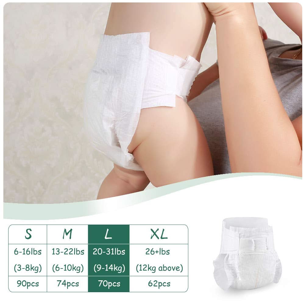 Scutece, Viscose din Bamboo Scutece, scutece de unică folosință moi naturale pentru sugari Mama si Copilul Naty Shop