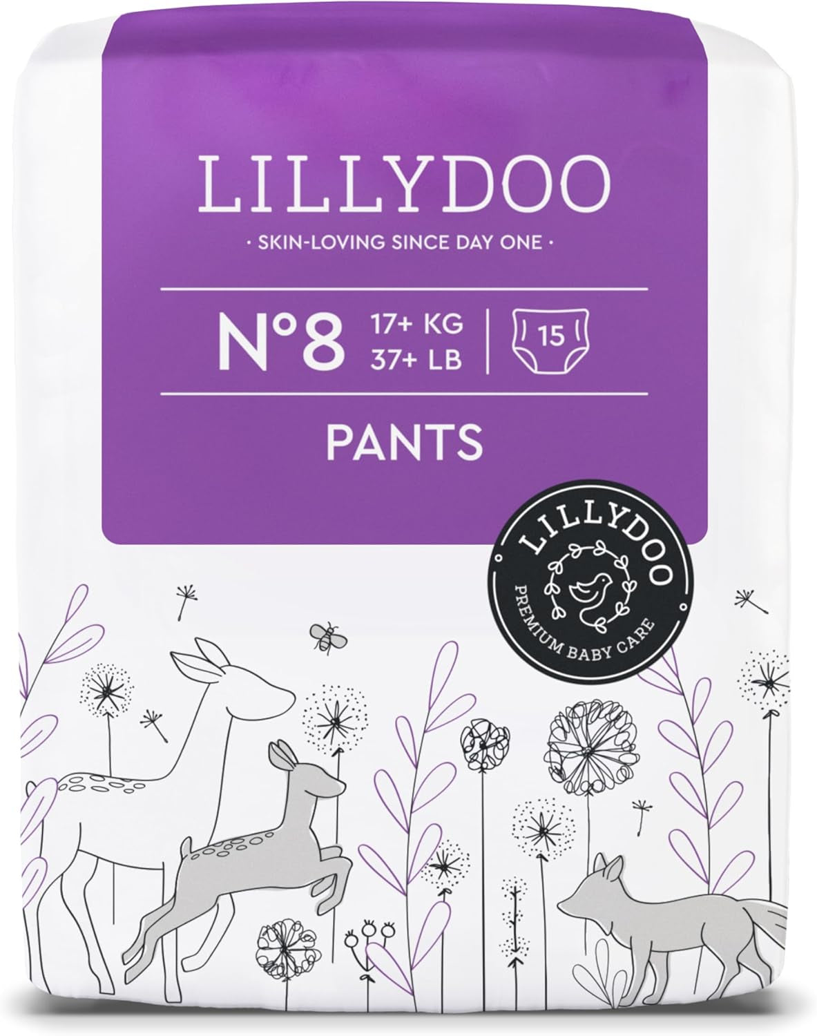 LILLYDOO Skin Friendly Pants Size 5 (12-17kg) Monthly Box (105 Pieces)
