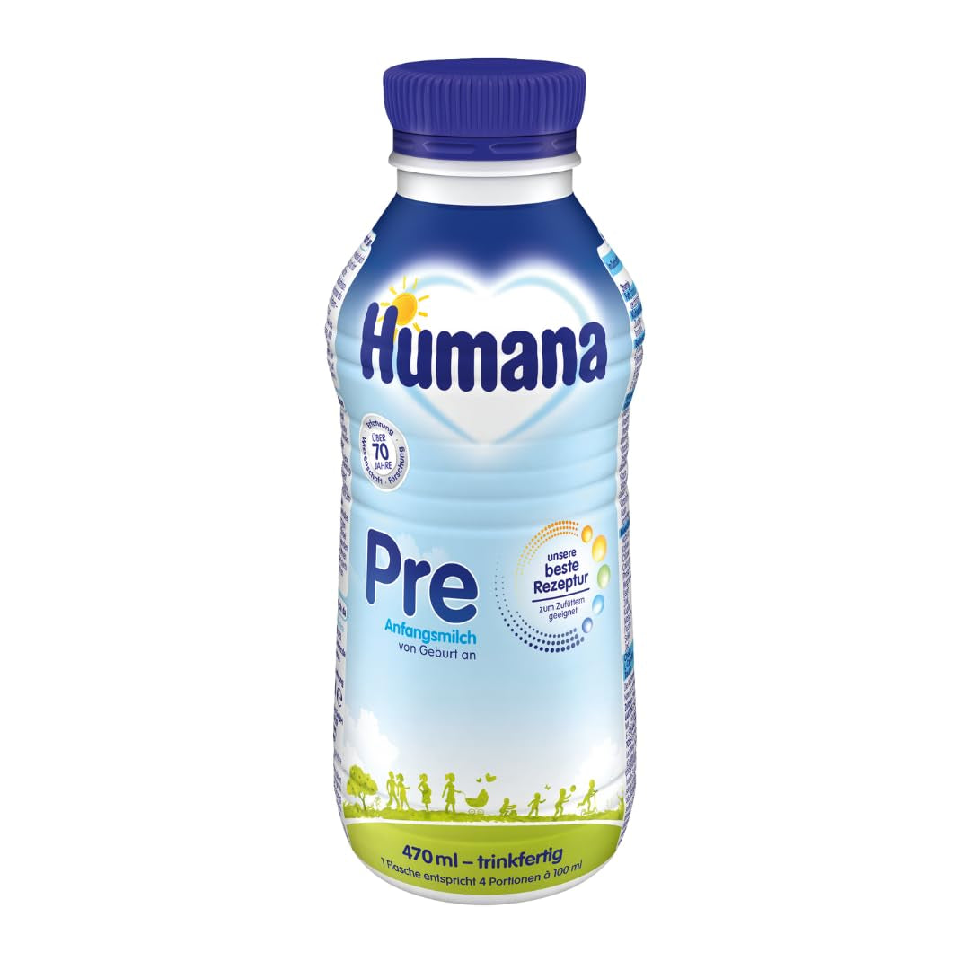 Humana PRE infant milk, ready to drink, 470 ml bottle