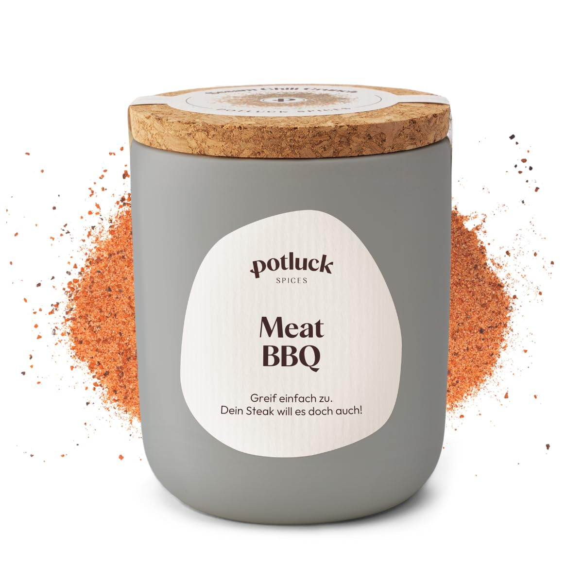 Potluck | Spice Burger | Würzmischung im Keramiktopf | 100g | Vegan, gluten-free and with natural ingredients