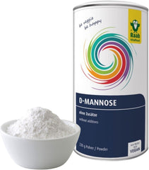 Raab Vitalfood® D-Mannose Pulver (220 G) - Frei Von Zusätzen, Vegan, Glutenfrei, Gut Löslich, Mit Meßlöffel in Der Dose, Vorratspackung, 100% D-Mannose (Gewonnen Aus Mais) Sweeteners Naty Shop 220 G (1Er Pack)