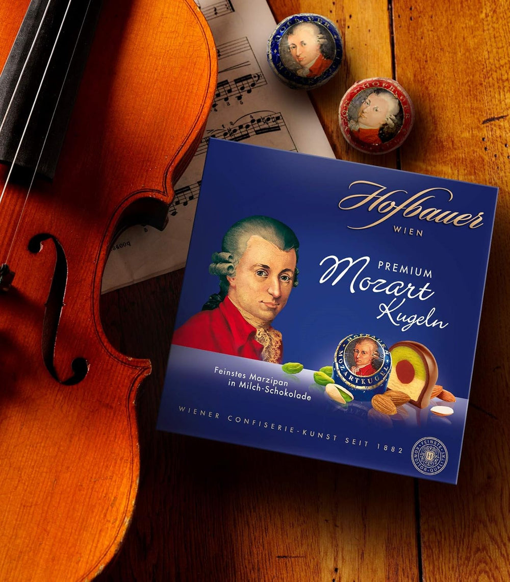 Hofbauer Vienna, Mozartkugeln 200 g, milk chocolate