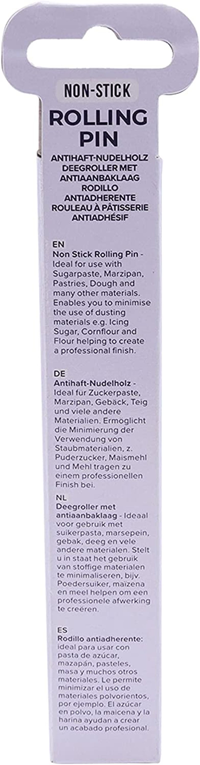 PP85 Antihaftbeschichteter Polyethylene-Ausrollstab 15 cm, Kunststoff, White, cm, 21.08 x 6.06 x 2.08 cm, 1 Einheiten