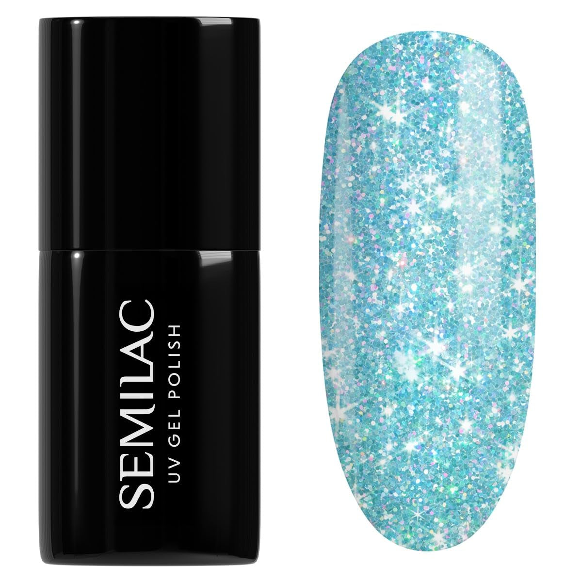 UV Nail Polish Semilac Hybrid 240 Icy Waterfall 7ml, Seaqueen collection