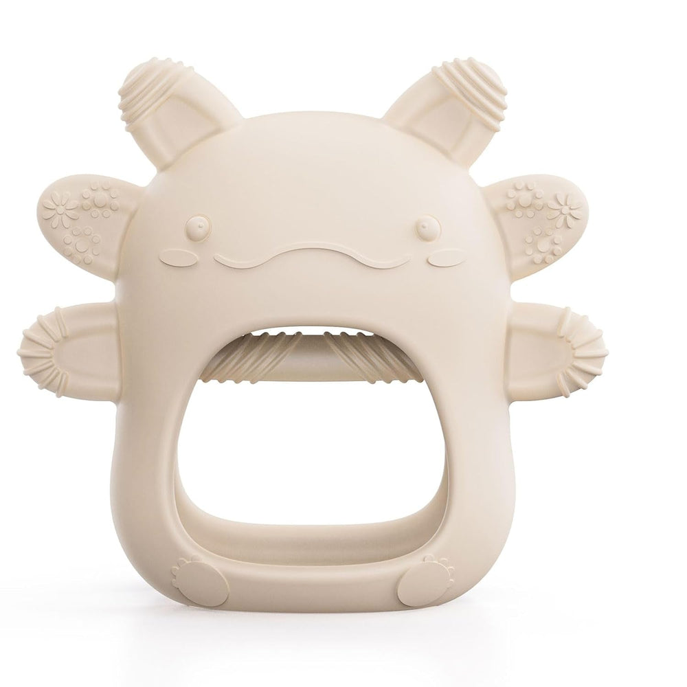 Inel de dentiție pentru bebeluși akolik, jucărie și ajutor pentru dentiție pentru 0, 3, 6 și 9 luni, inel de dentiție fără BPA pentru bebeluși, mănuși de dentiție, cadouri sigure pentru alimente pentru nou-născuți