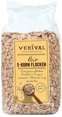 Verival 5-Korn Flocken - Bio, 6Er Pack (6 X 500 G) Cereals Naty Shop Default Title