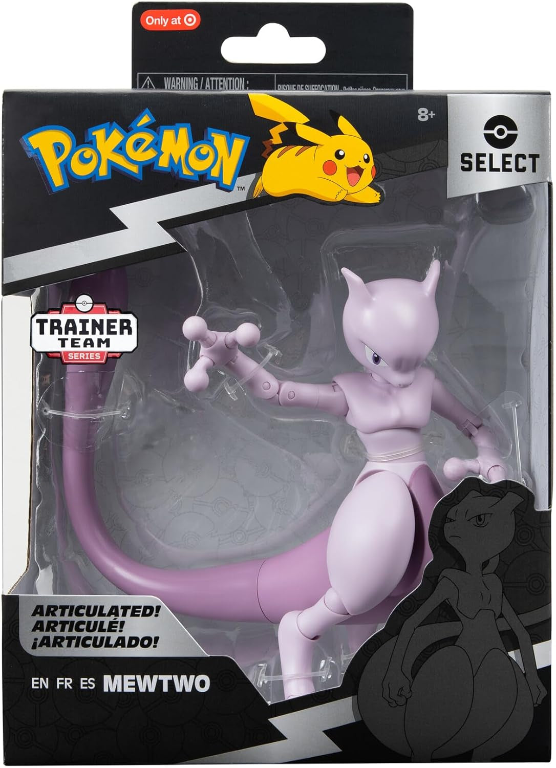 Pokémon Pkw2417-15Cm Select Figure - Mewtu Official Movable Figure Action Figures Naty Shop
